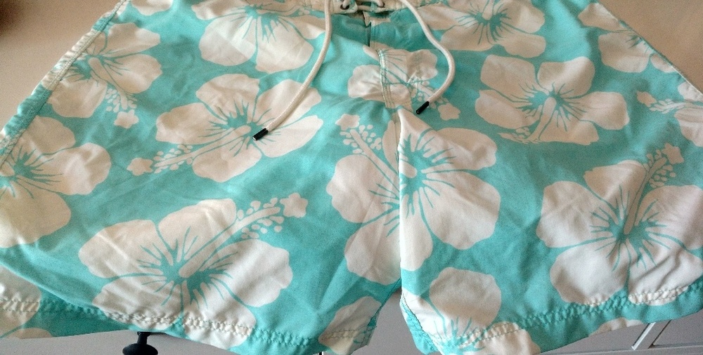 Brooks Brothers floral print swim trunks, 38w